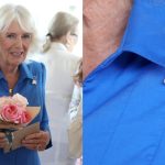LONDON, ENGLAND - JULY 14: Queen Camilla receives a bouquet of flowers during a visit to unveil the new RHS and BBC Radio 2 'Dog Garden', designed by Monty Don at Battersea Dogs & Cats Home on July 14, 2025 in London, England. (Photo by Chris Jackson/Getty Images)