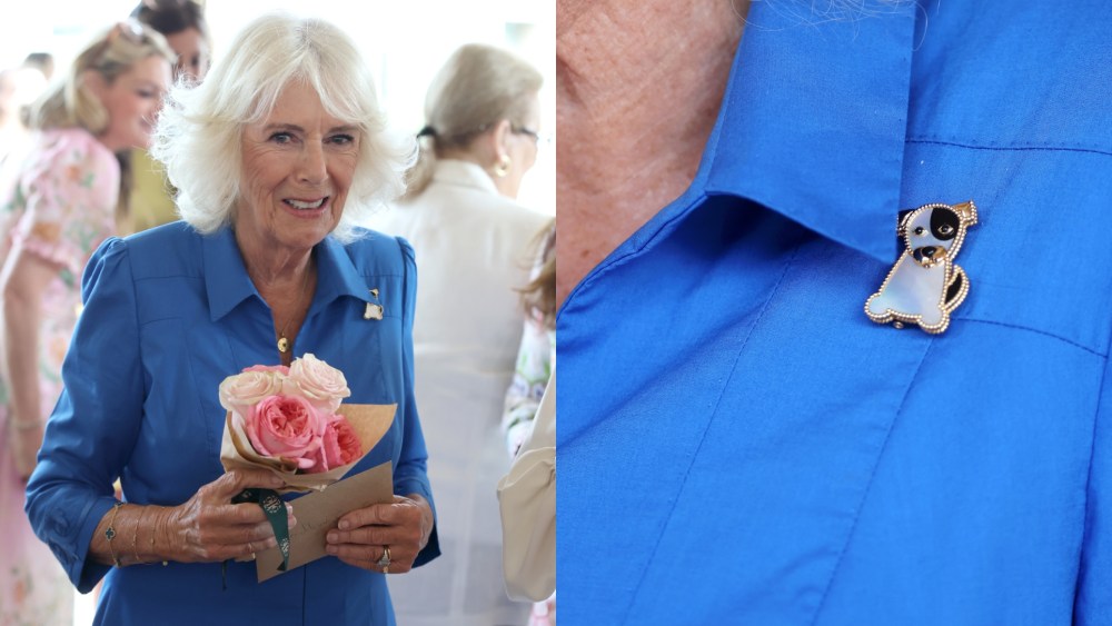 Queen Camilla’s Dog Brooch Adds Meaningful Flair to Her Latest Look