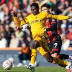 Nasser Djiga of Wolverhampton Wanderers