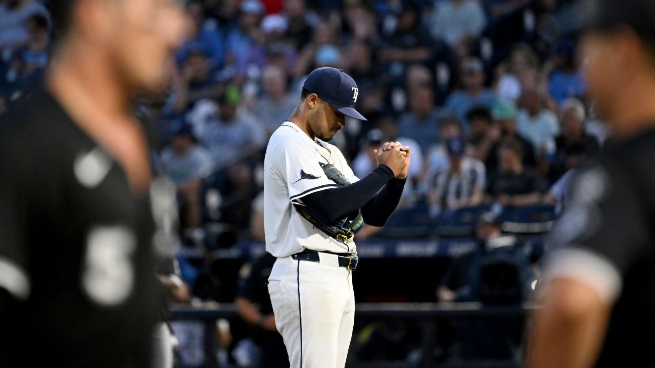 Rays option inconsistent Taj Bradley to Triple-A Durham