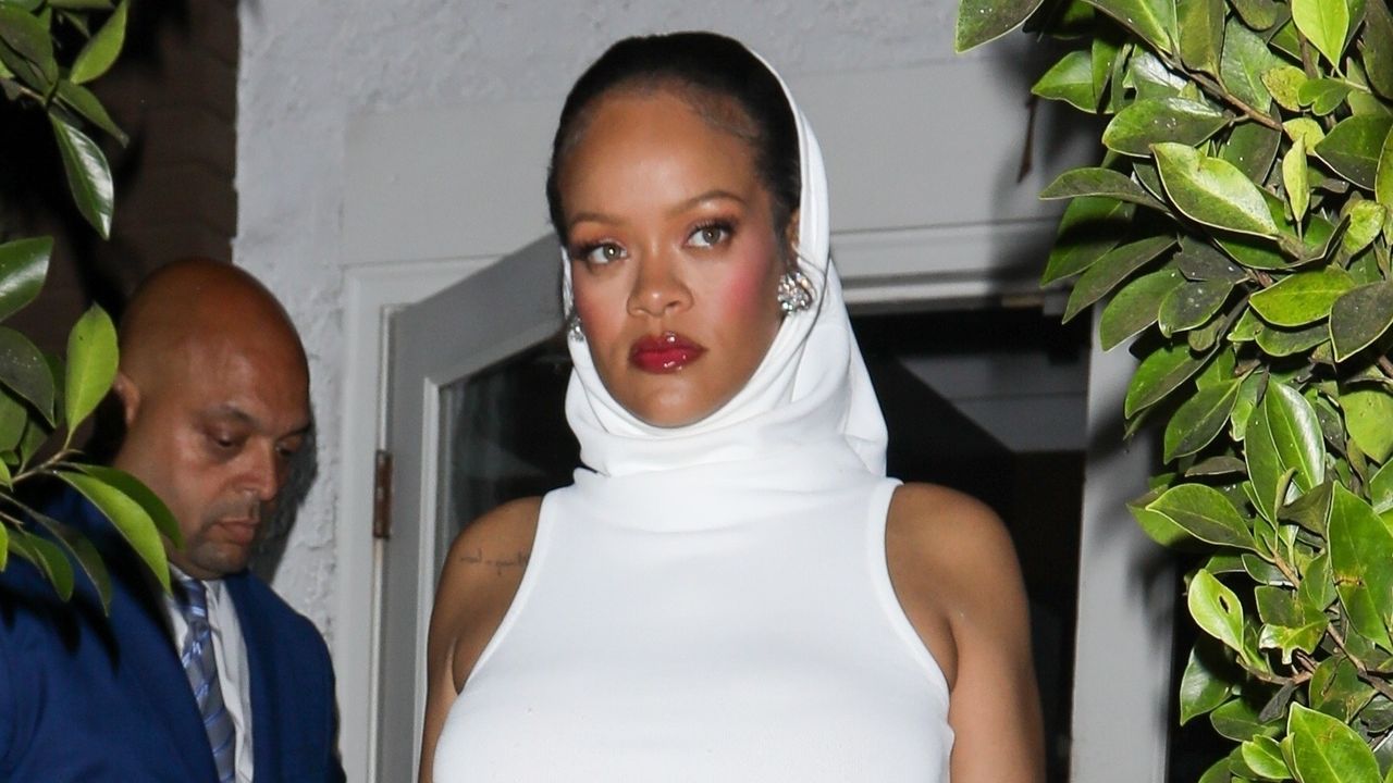 Rihanna Takes Below-the-Bump Dressing to the Extreme