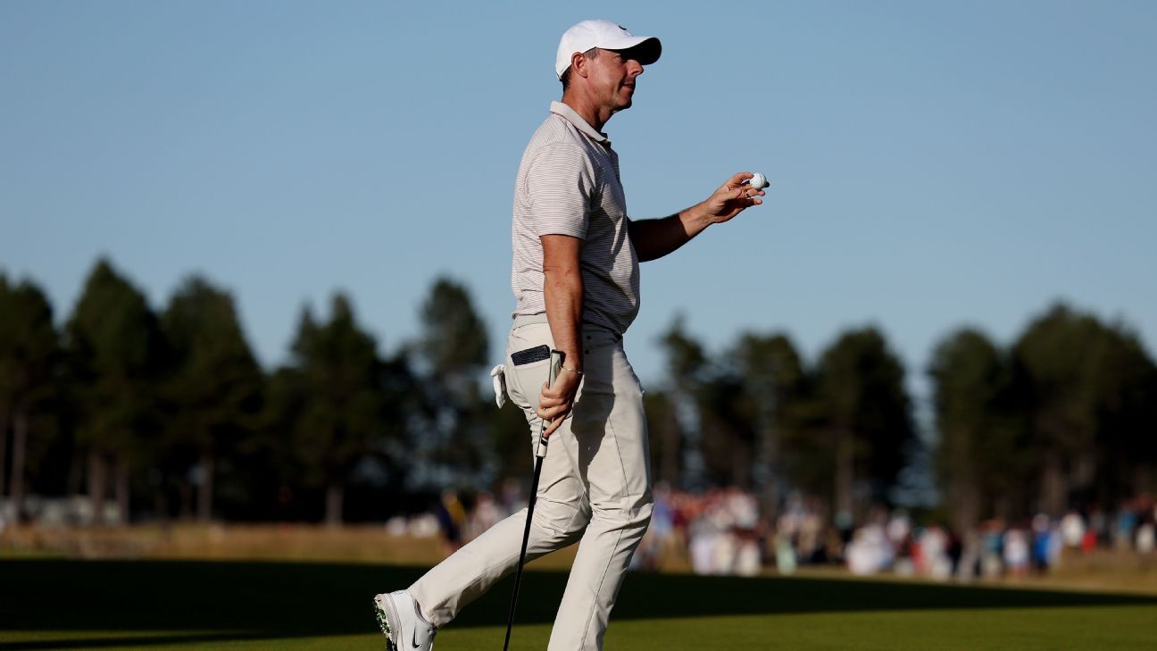 Rory McIlroy rides late surge to share Scottish Open lead with Chris Gotterup