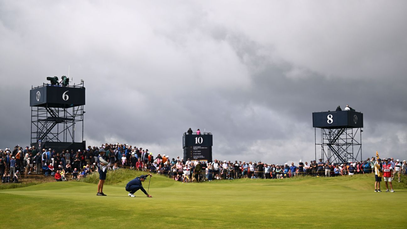 Sights and sounds from the Open Championship’s second round