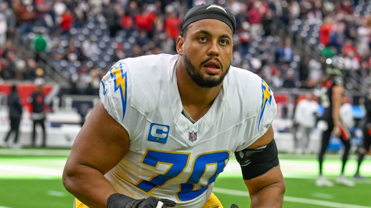 Sources: Chargers reach 4-year, $114M deal with Rashawn Slater