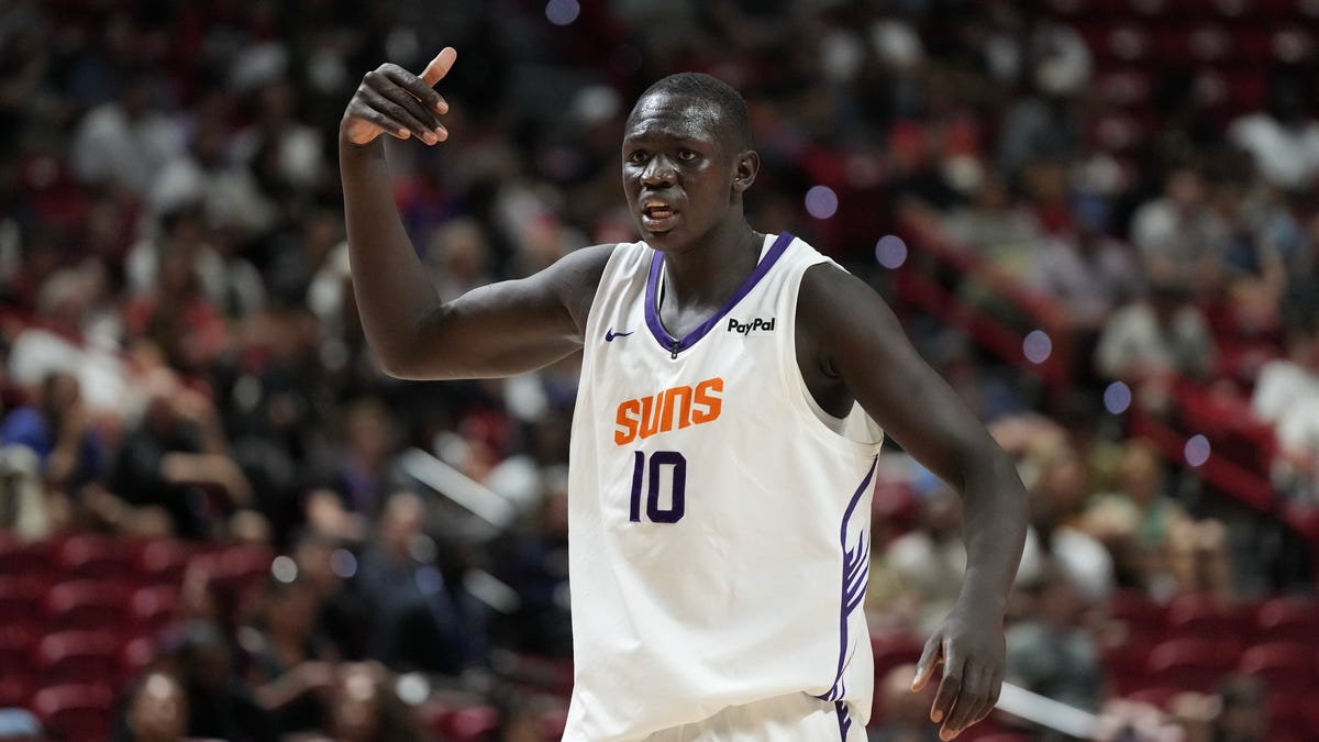 Suns resting Khaman Maluach, three more in NBA Summer League finale