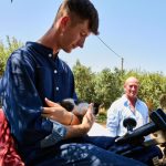 Father and son farmers Michele and Francesco in the Tibi x Il Caroseno Capsule Campaign.