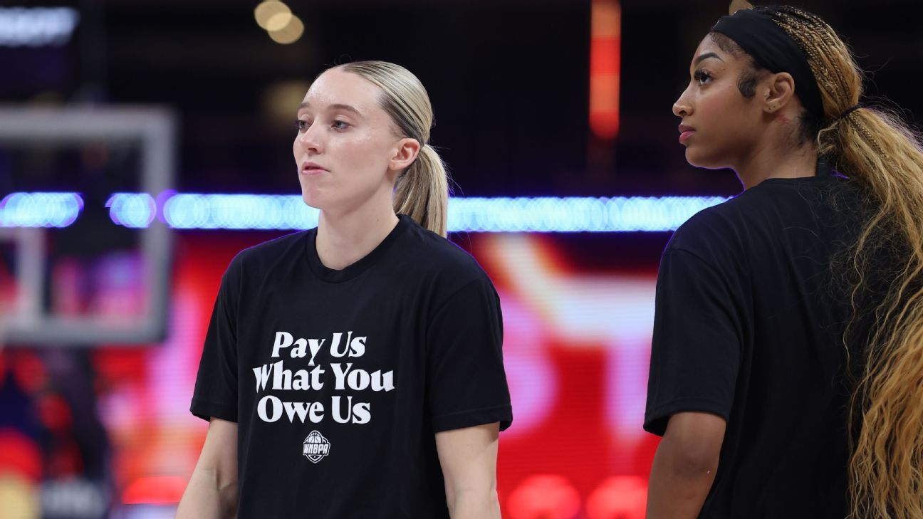 ‘United’ WNBA All-Stars wear ‘Pay Us What You Owe Us’ shirts