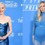 Julia Garner, Vanessa Kirby at "The Fantastic Four: First Steps" World Premiere held at the Dorothy Chandler Pavilion on July 21, 2025 in Los Angeles, California.