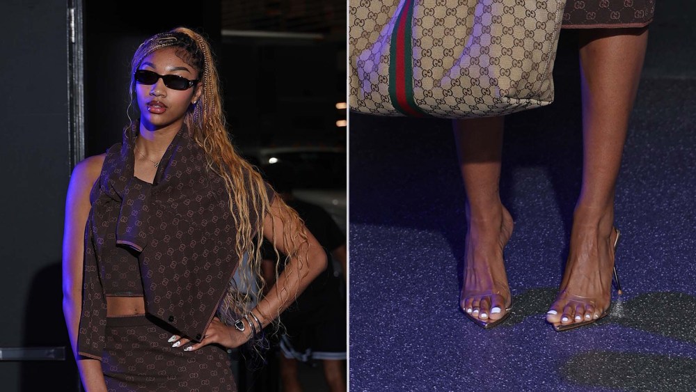 WNBA’s Angel Reese Taps Into the Clear Shoe Trend in Minneapolis