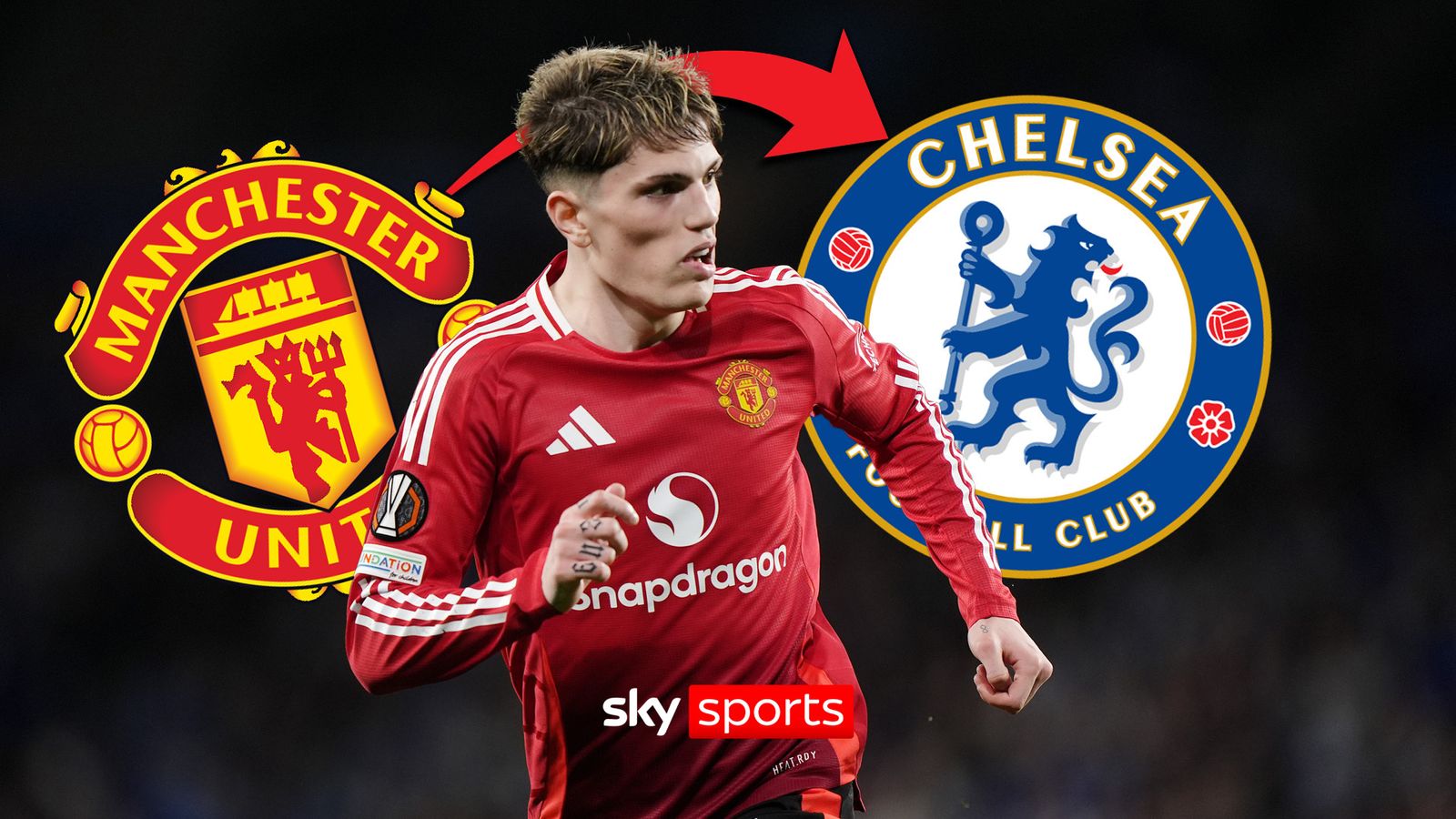 Alejandro Garnacho joins Chelsea: Man Utd winger leaves club in £40m transfer as Blues spending nears £300m | Football News