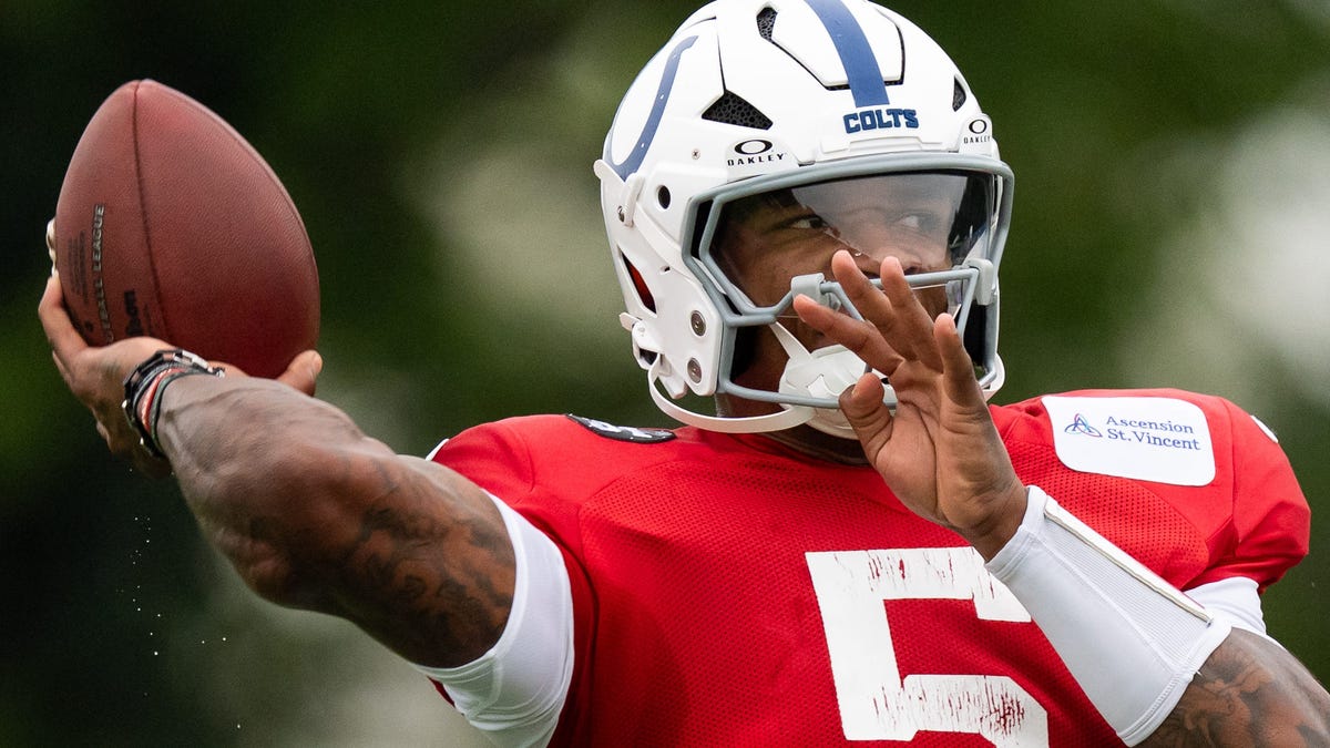 Anthony Richardson plans to practice today