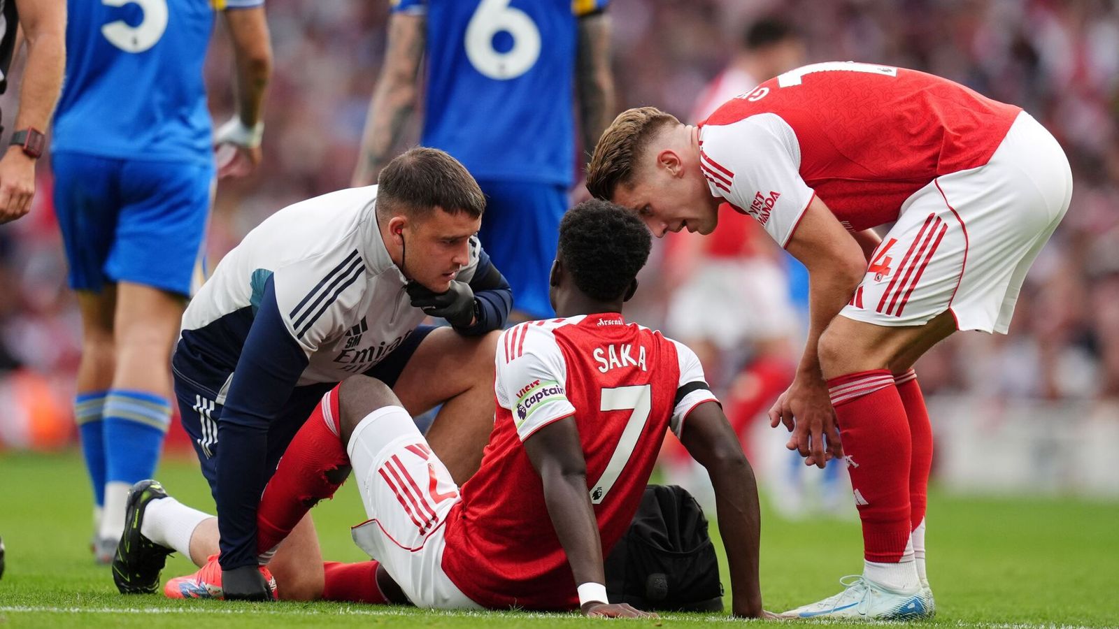 Arsenal injuries: Bukayo Saka and Martin Odegaard taken off against Leeds with Liverpool showdown next weekend | Football News