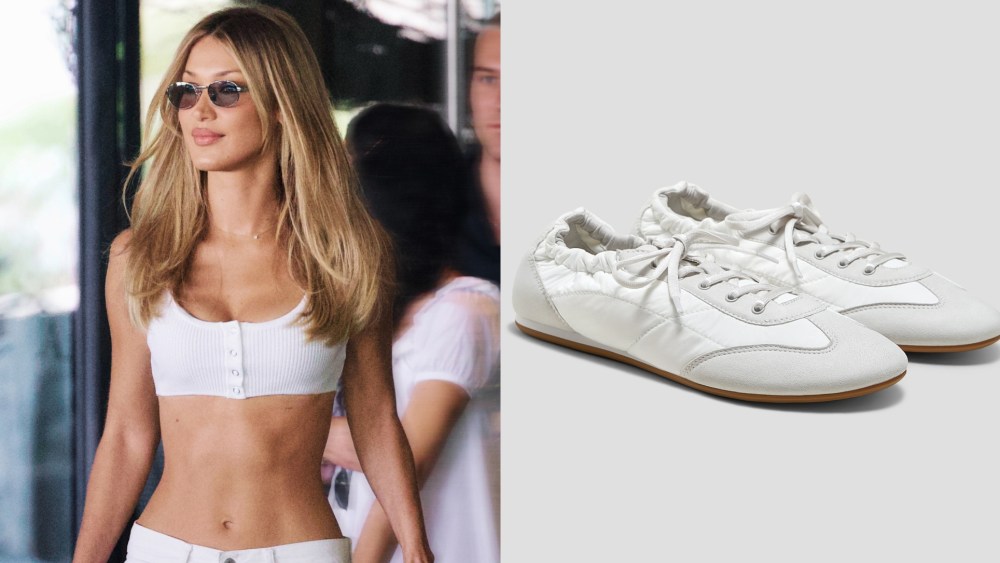 Bella Hadid Nods to Balletcore With Vivaia’s New Sneakerina Design