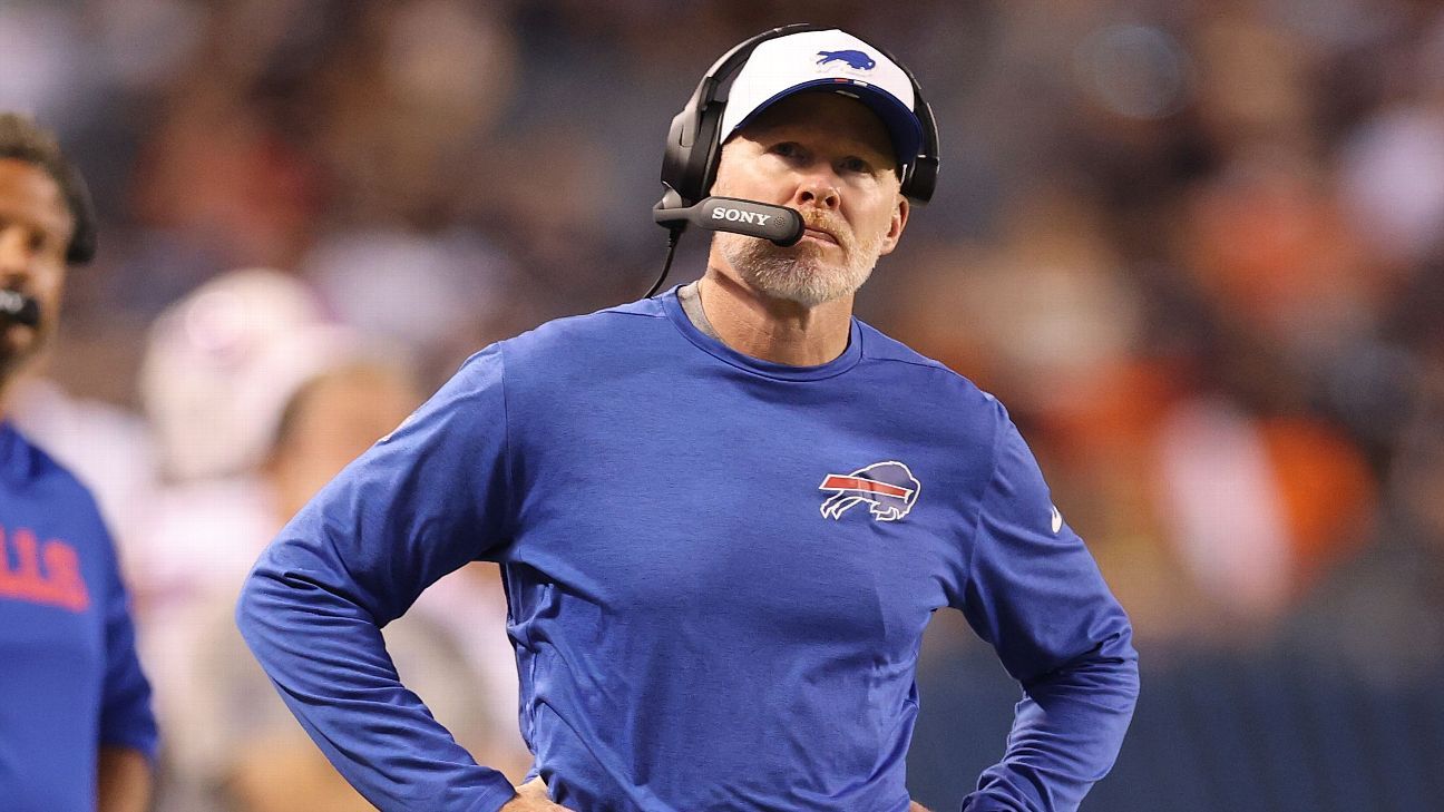 Bills’ Sean McDermott – Blowout loss ‘certainly not up to our standard’