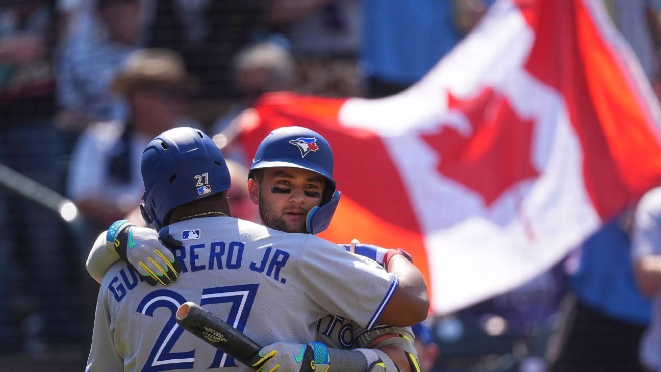 Blue Jays’ 63 hits in 3-game sweep of Rockies most since 1900