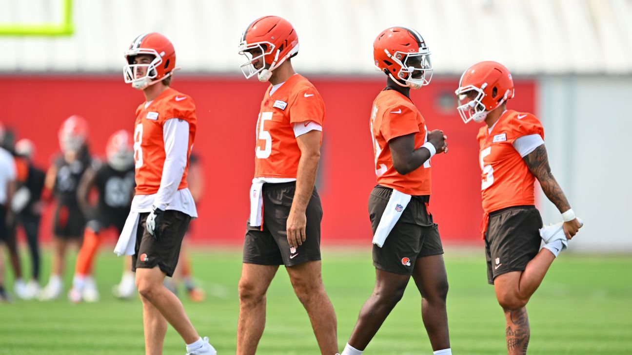 Browns GM: Keeping 4 quarterbacks ‘not much of a decision’