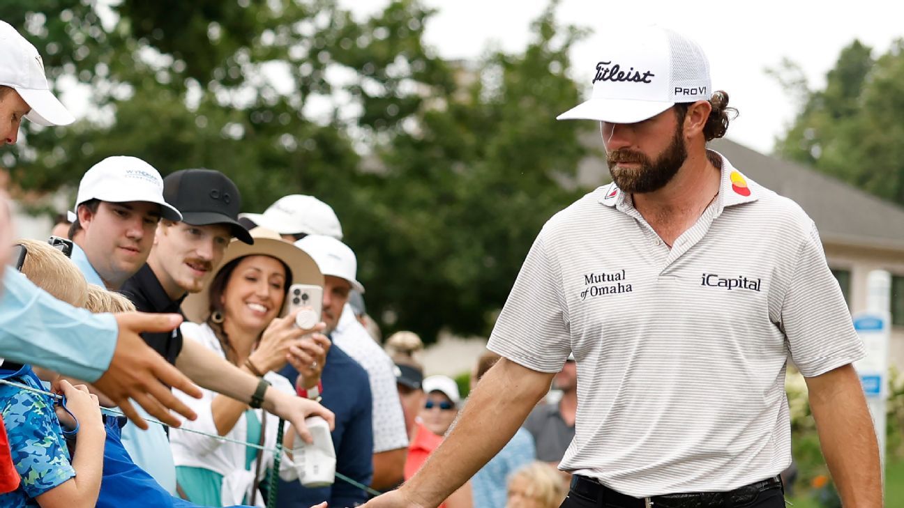 Cameron Young keeps lead at PGA Tour’s Wyndham Championship
