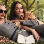 Candice Swanepoel and Joan Small in the fall Anne Klein campaign.