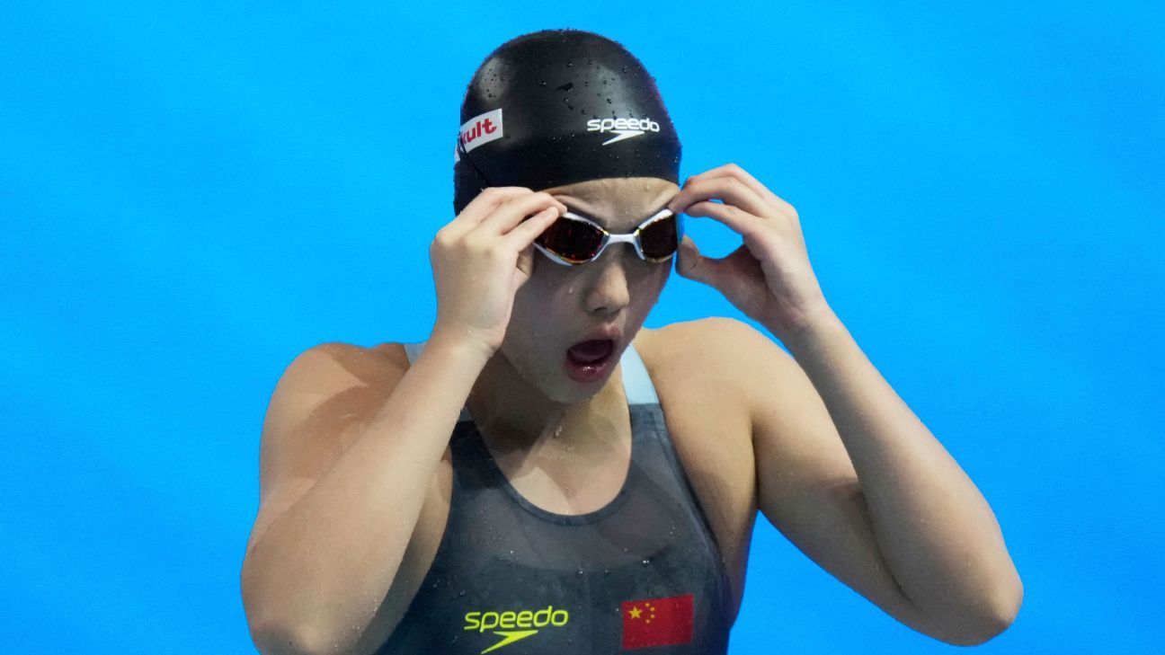 China’s Yu Zidi, 12, wins relay bronze medal at swim worlds