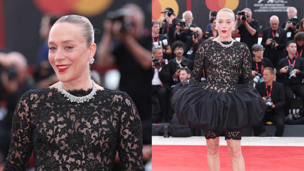 Chloe Sevigny Wows in Saint Laurent at the 2025 Venice Film Festival