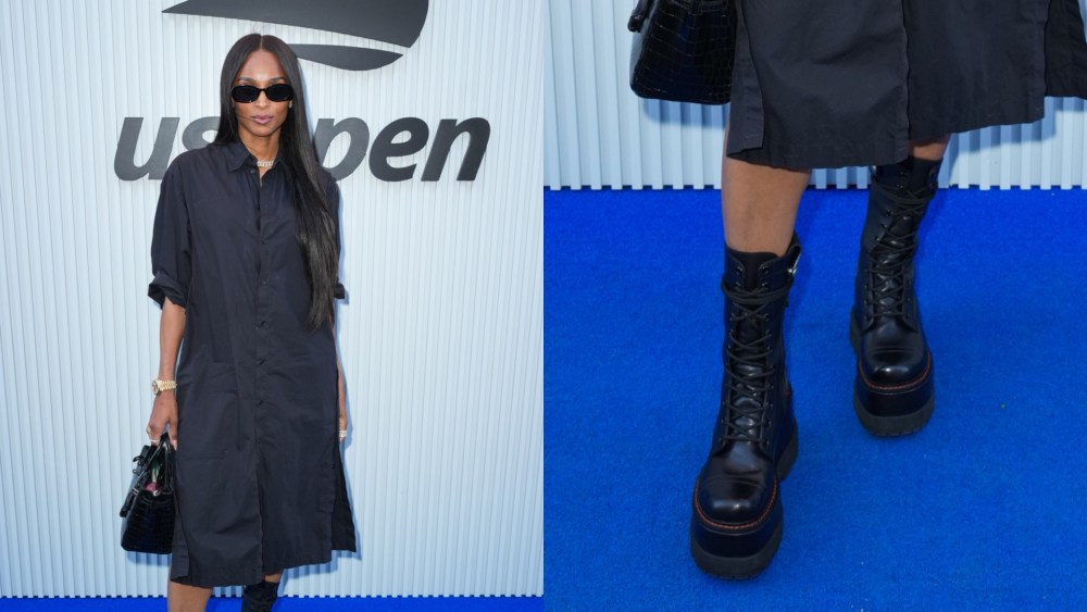 Ciara Attends the US Open 2025 in R13 Combat Boots