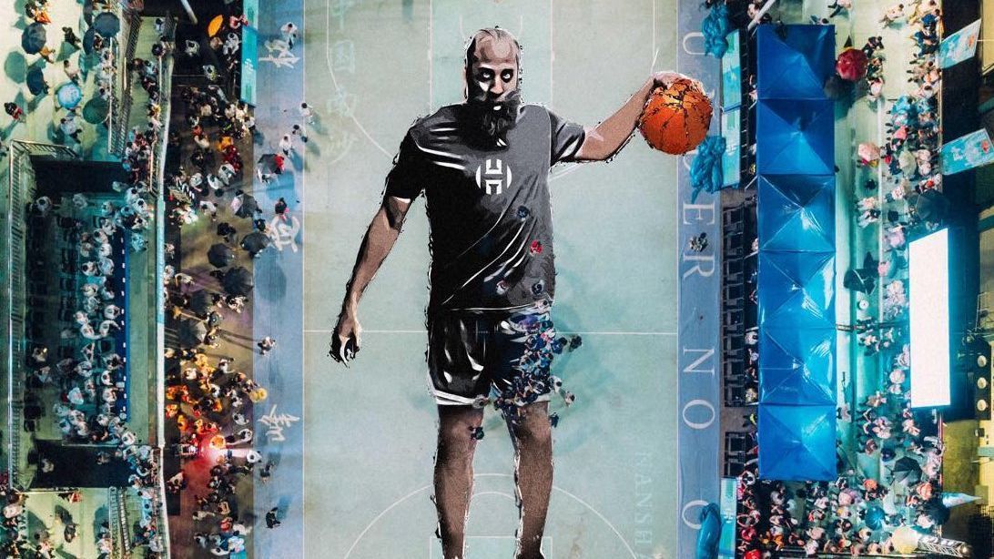Clippers’ James Harden surprised with court reveal, design on China tour