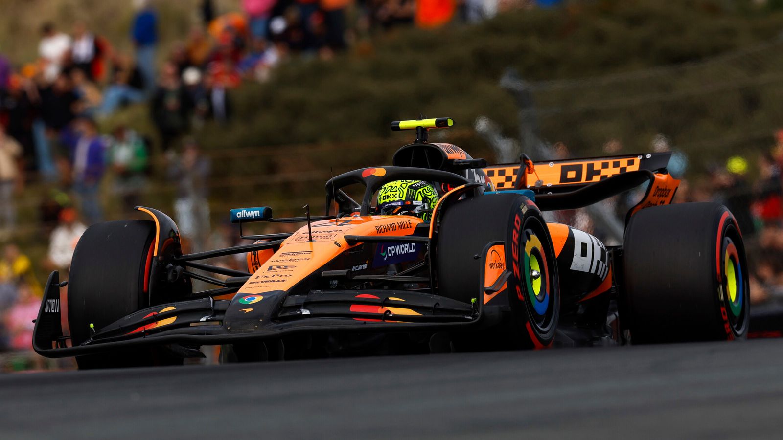 Dutch GP: Lando Norris dominates final practice at Zandvoort from McLaren team-mate Oscar Piastri ahead of qualifying | F1 News