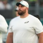 Eagles' Landon Dickerson carted off with apparent leg injury