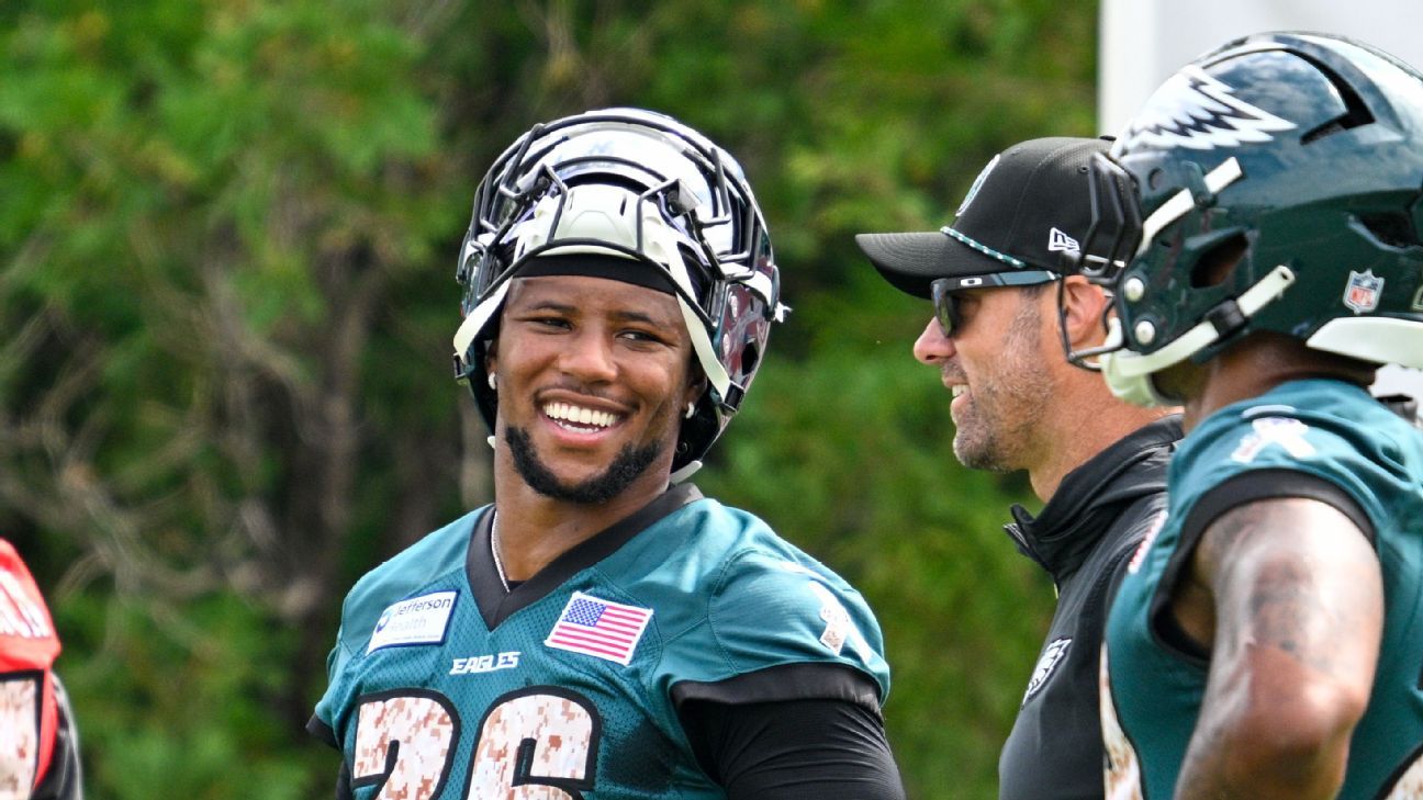 Eagles’ Saquon Barkley shocked by Trump sports council mention