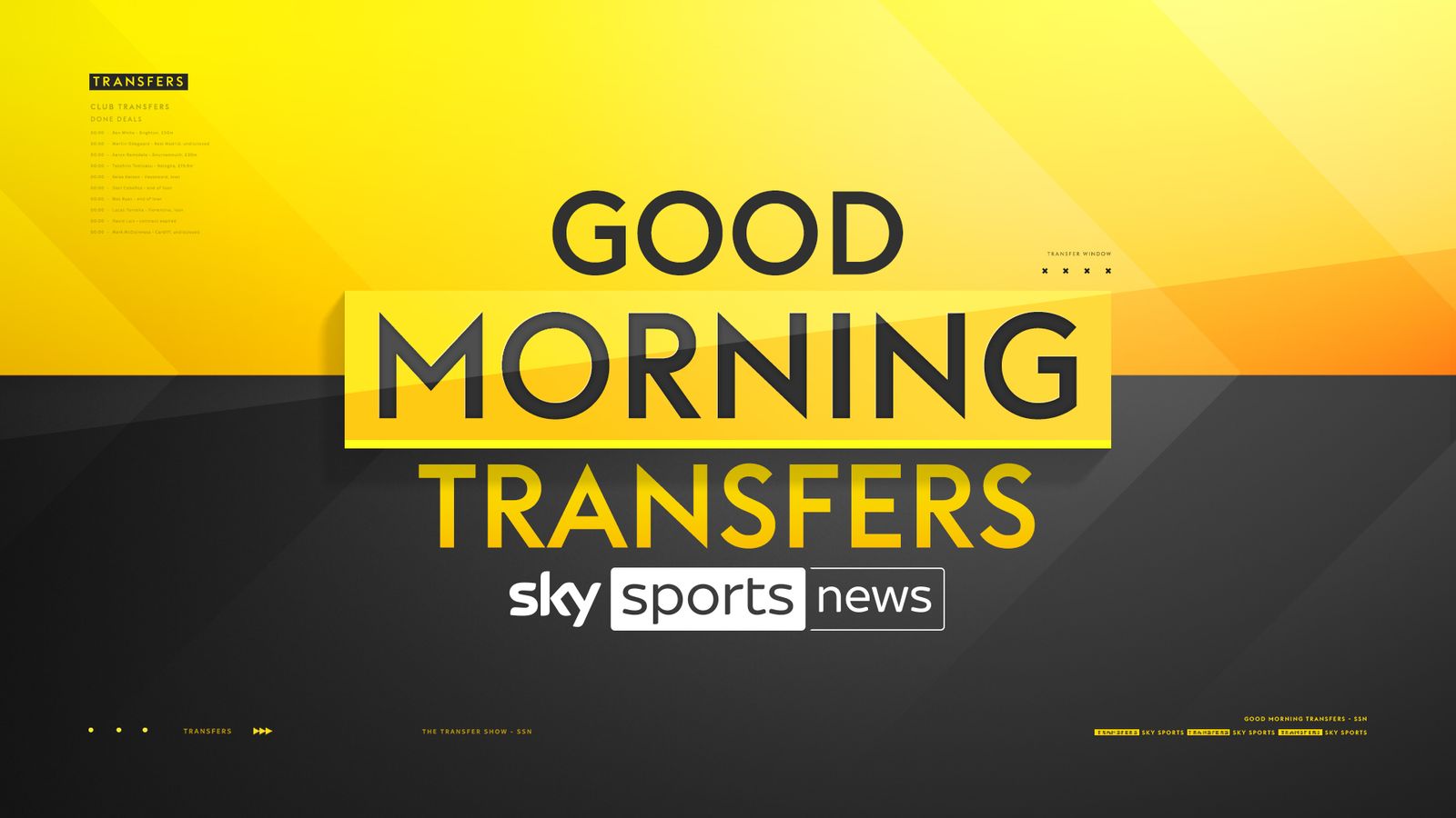 FREE STREAM: Good Morning Transfers LIVE! Latest football transfer news, updates and rumours | Football News