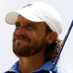 MEMPHIS, TN - AUGUST 08: Tommy Fleetwood of England reacts to his drive on No. 18 during the second round of the FedEx St. Jude Championship, August 8, 2025, at TPC Southward in Memphis, Tennessee. (Photo by Matthew Maxey/Icon Sportswire) (Icon Sportswire via AP Images)