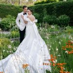 For Her Southampton Garden Wedding, the Bride Was Inspired by Audrey Hepburn’s ‘Sabrina’