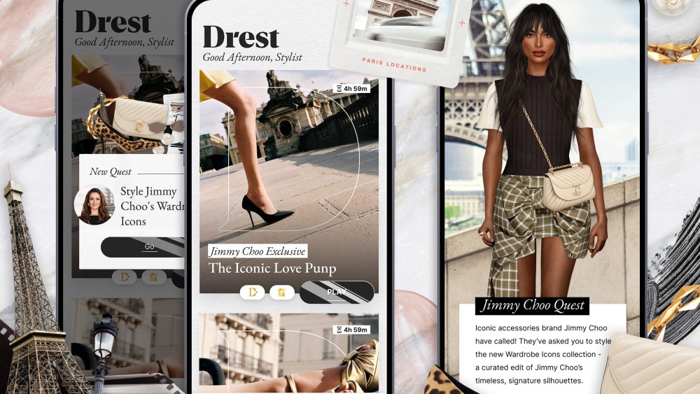 Gaming App Drest Teams With Jimmy Choo on Paris Styling Challenge