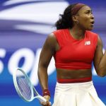 Gauff struggles with new serve, holds on for win at US Open