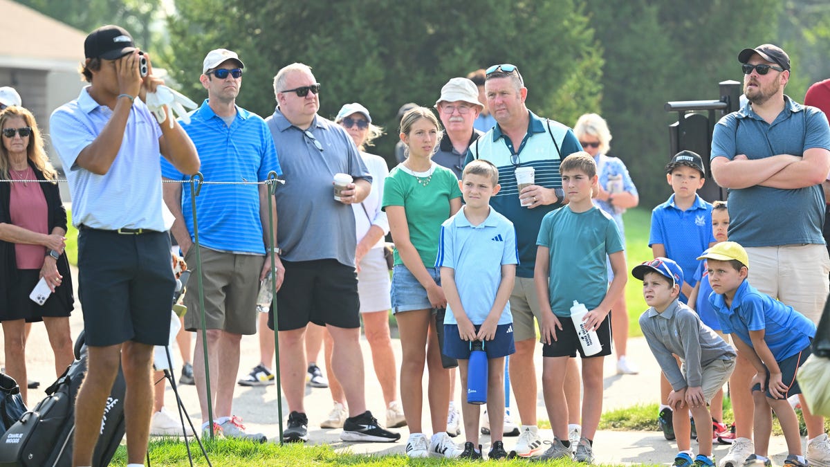 How did Charlie Woods fare in the final round of the Junior PGA?