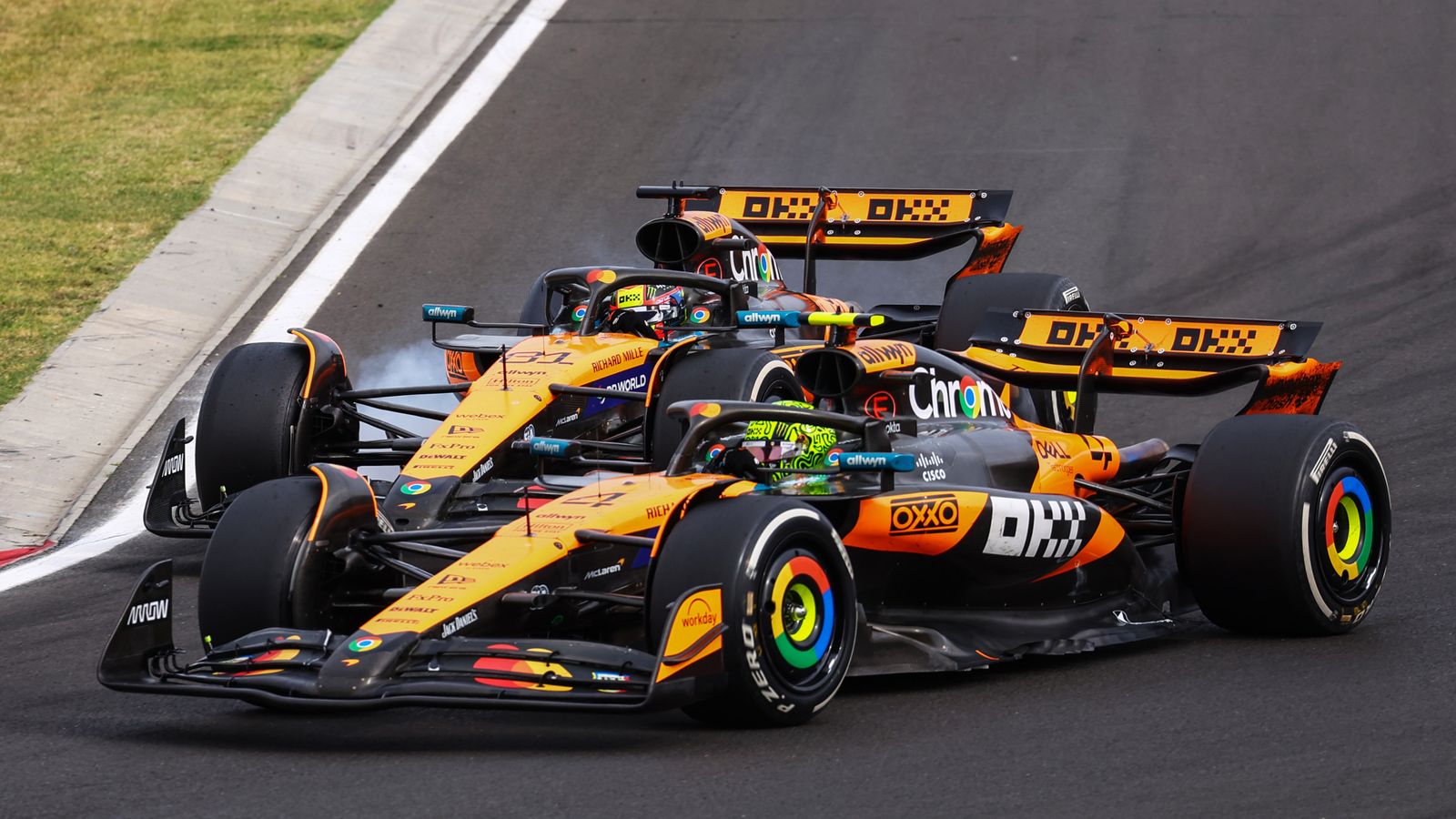 Hungarian GP: Lando Norris holds off Oscar Piastri in thrilling finale as McLaren claim one-two | F1 News