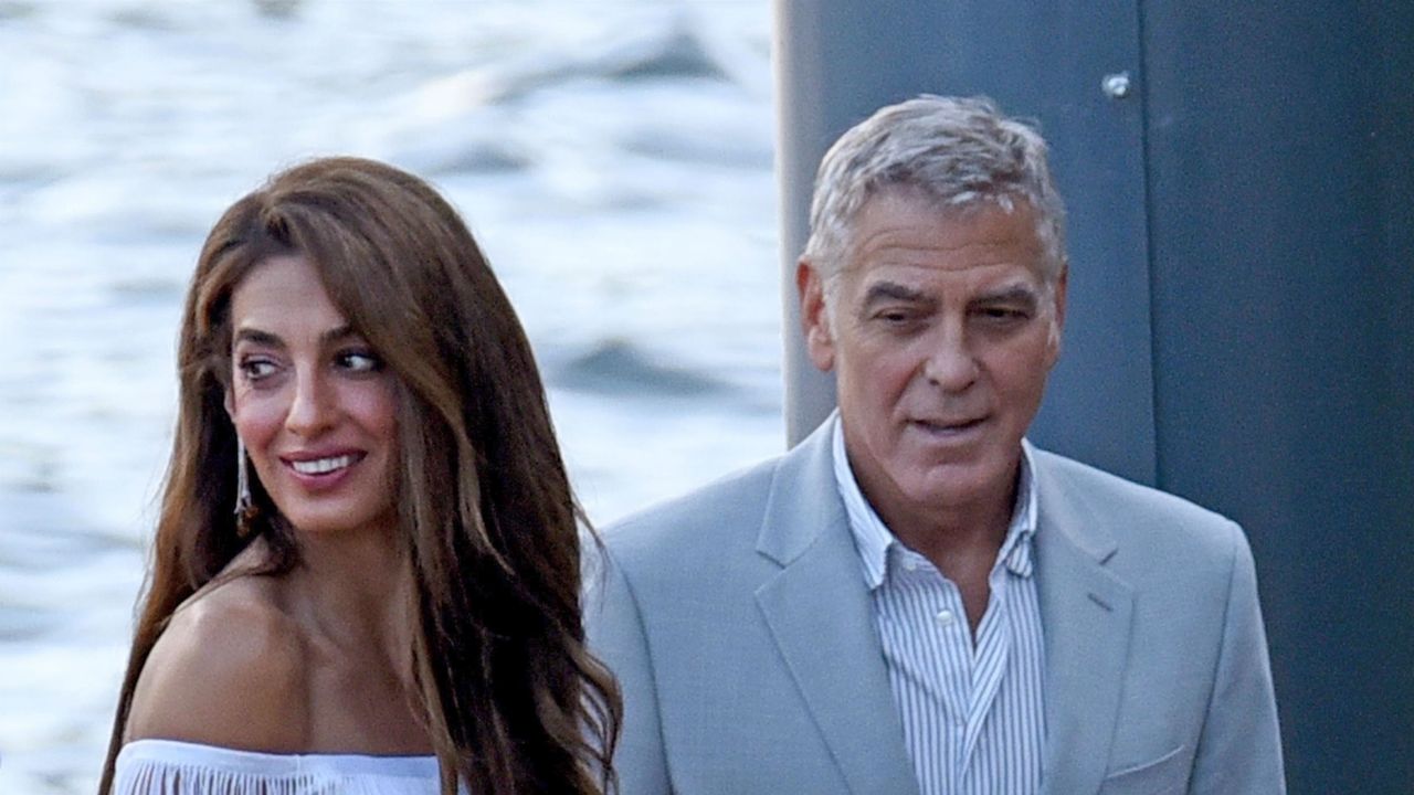 In Flapper Fringe and Bright White, Amal Clooney Rules Euro Summer Style