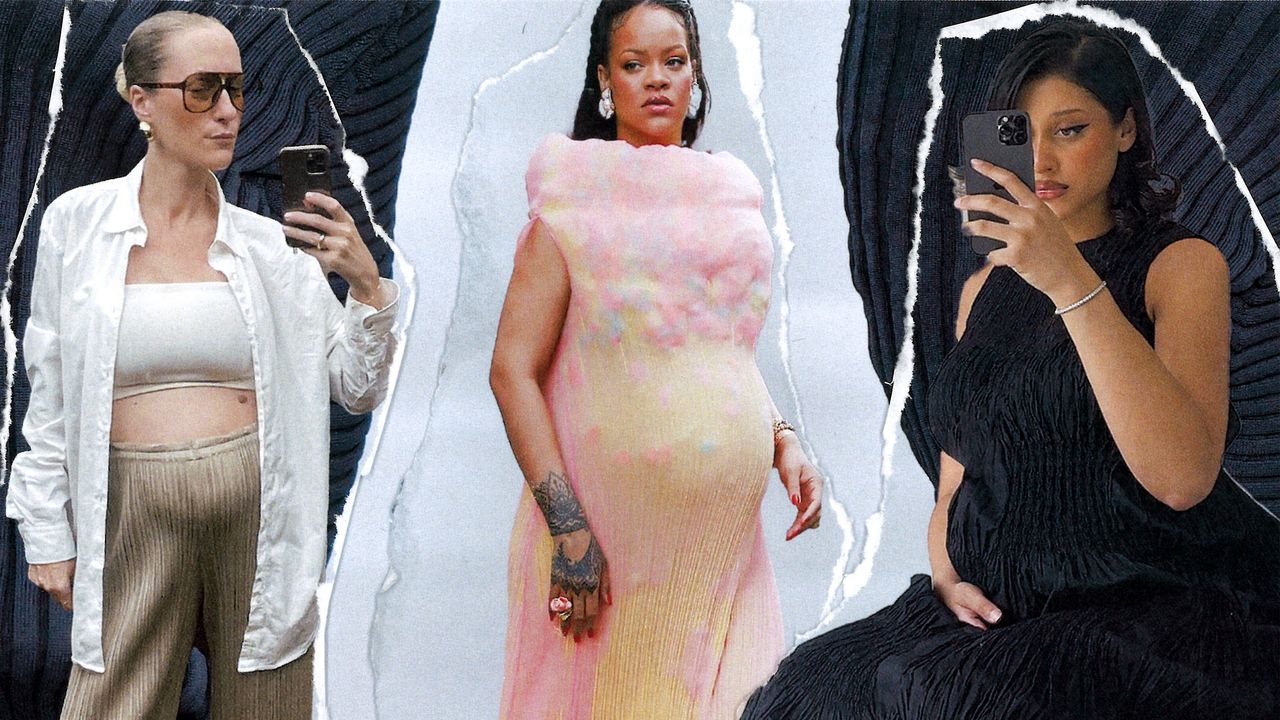 Issey Miyake’s Pleats Please Makes Maternity Dressing a Delight