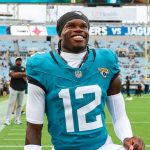 Jaguars' Travis Hunter and wife, Leanna, announce birth of son