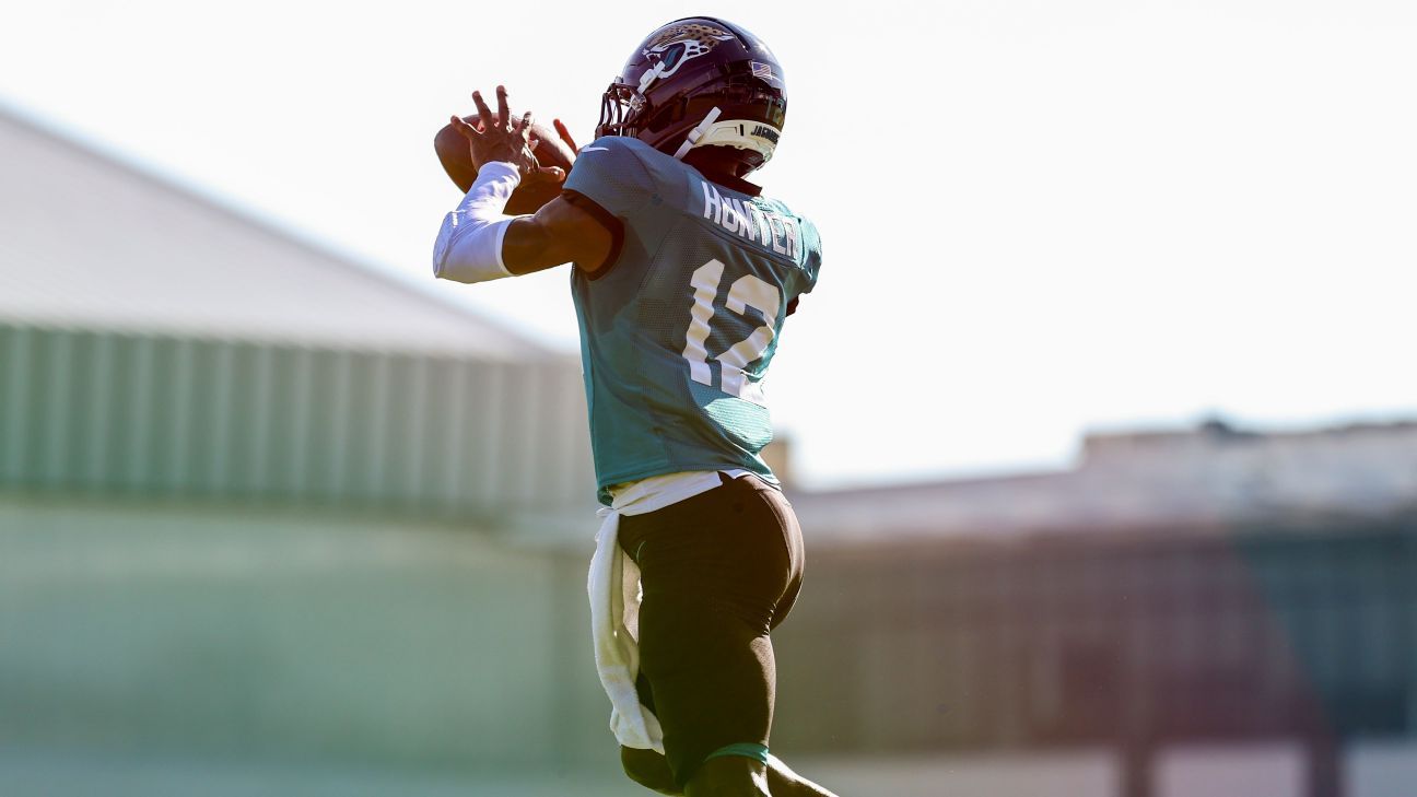 Jaguars WR/CB Travis Hunter is impressing at training camp