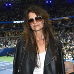Katie Holmes Cosplays as the Tennis Court for a Trip to the US Open