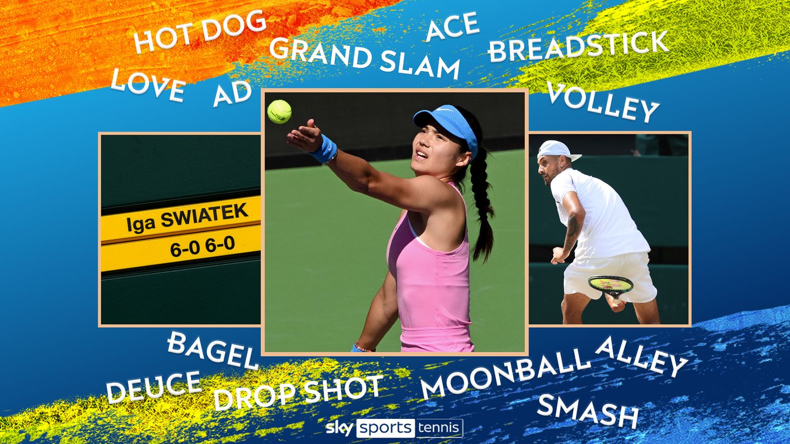 Know your bagel from your moonball? Everything you need to know about tennis terminology ahead of the US Open | Tennis News
