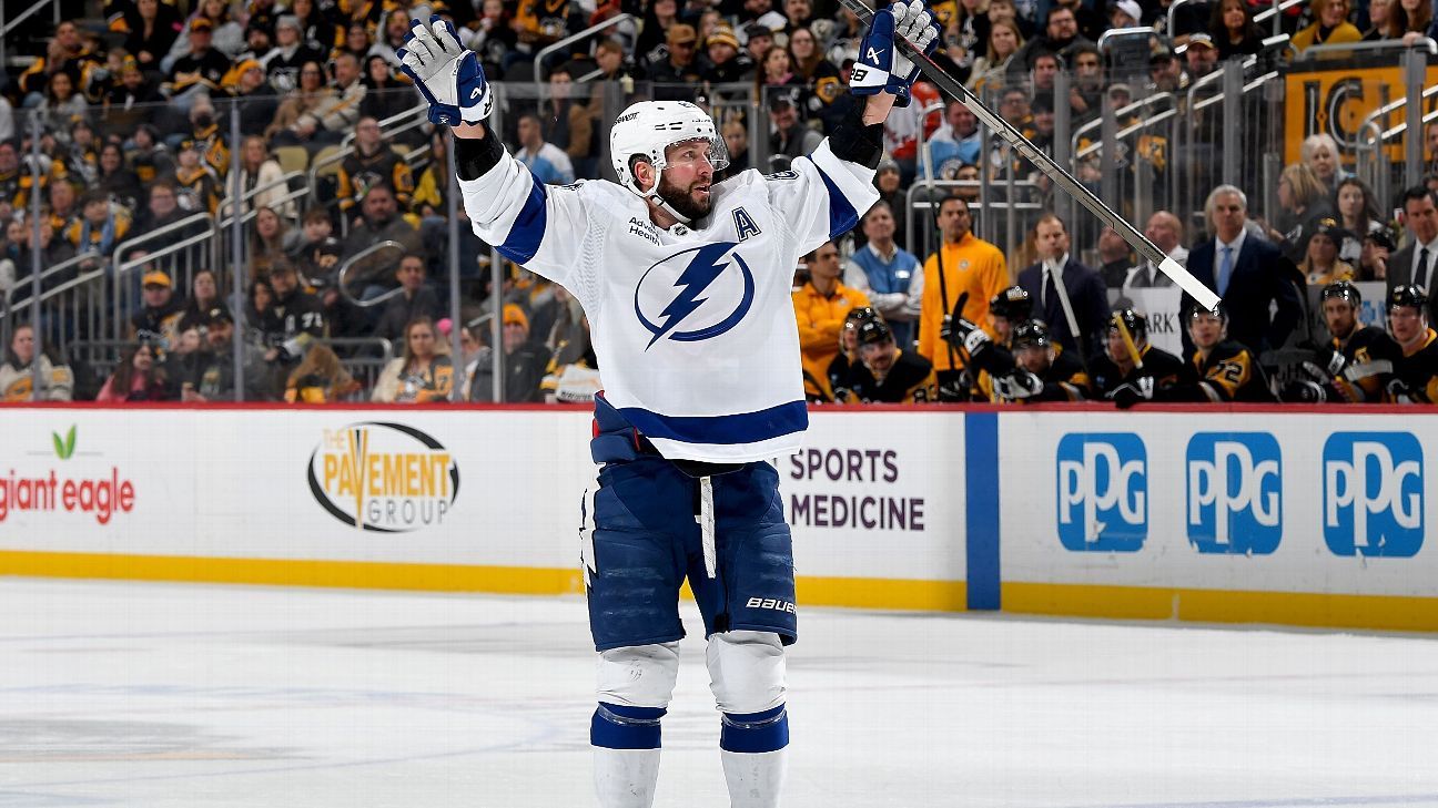 Kucherov leads winger ratings in NHL 26