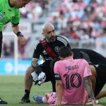 Lionel Messi exits Inter Miami's Leagues Cup win with hamstring injury