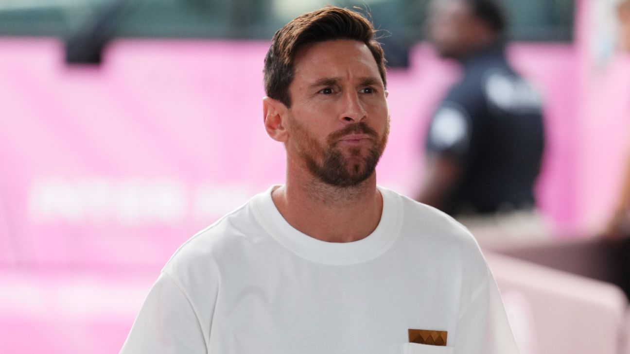 Lionel Messi out of Miami’s Leagues Cup quarterfinal vs. Tigres