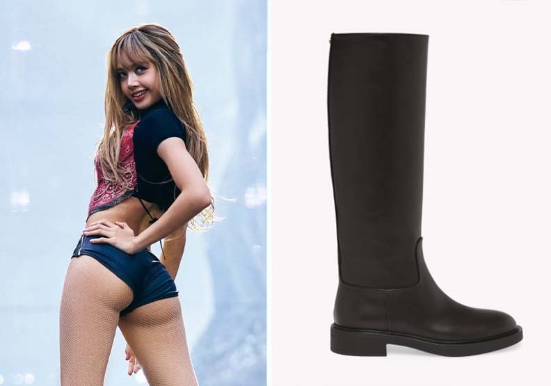 Lisa Channels ‘Alter Ego’ in Gianvito Rossi Boots for Deadline Tour