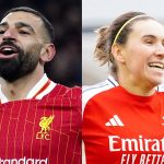 Mohamed Salah and Maria Caldentey