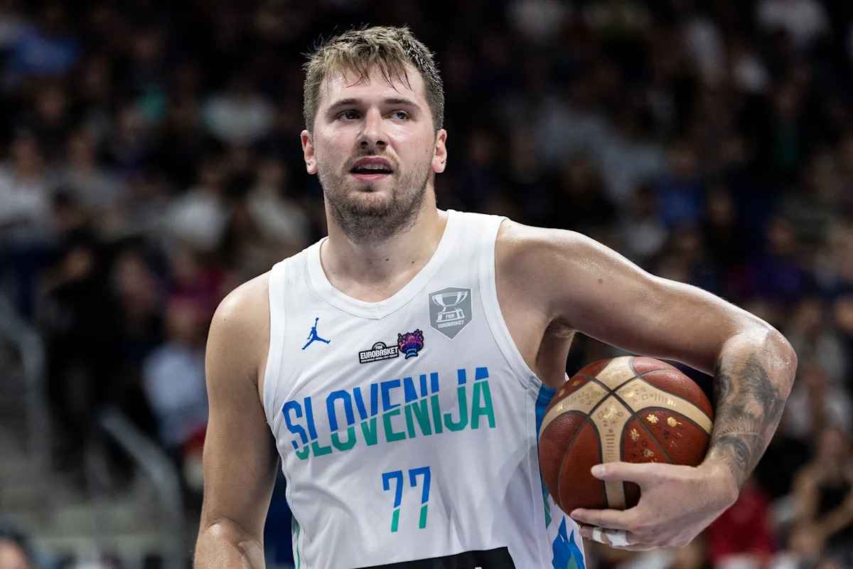 Luka Dončić has knee collision scare during Eurobasket exhibition, but avoided serious injury