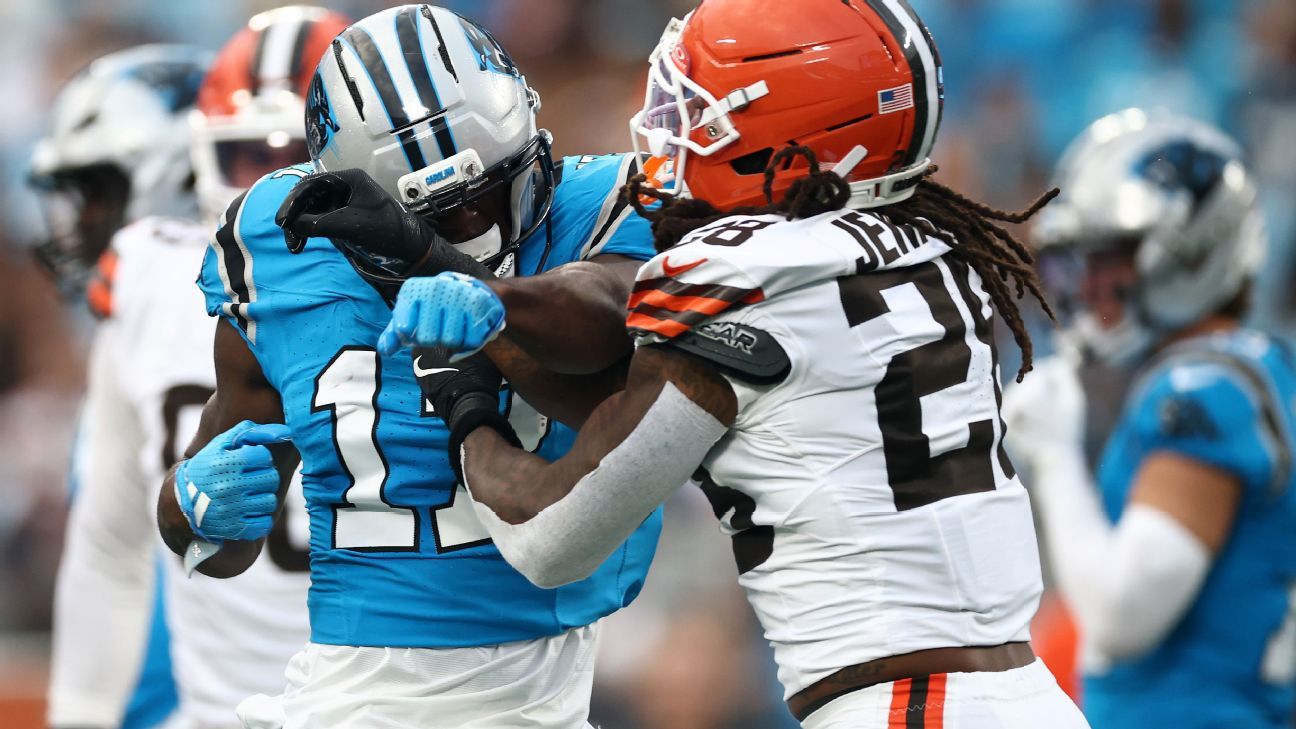 Panthers’ Legette, Browns’ Jenkins ejected after preseason brawl
