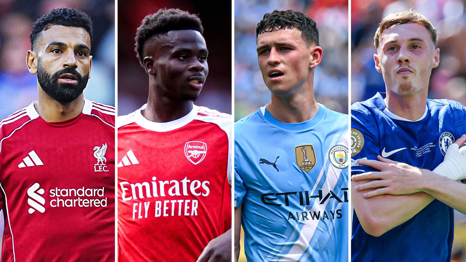 Premier League title race: How Mohamed Salah, Bukayo Saka, Phil Foden and Cole Palmer could decide 2025/26 | Football News